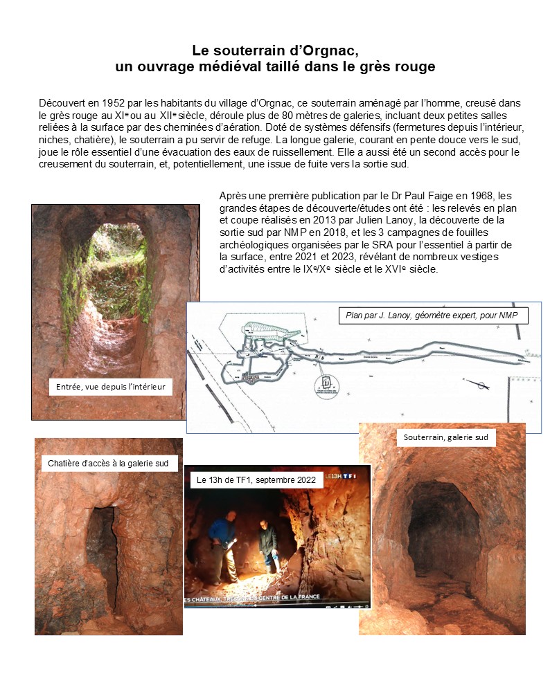 Le site archéologique médiéval d'Orgnac